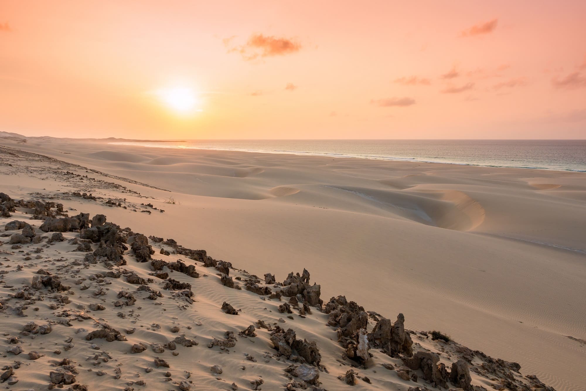 Coucher de soleil à Boa Vista